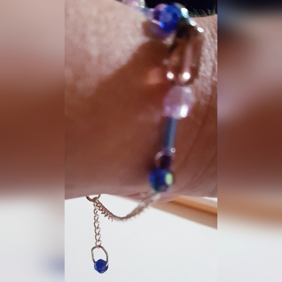 Enchanted Bracelet Purple Adjustable Clasps Handmade Novelty Jewelry - Picture 12 of 16